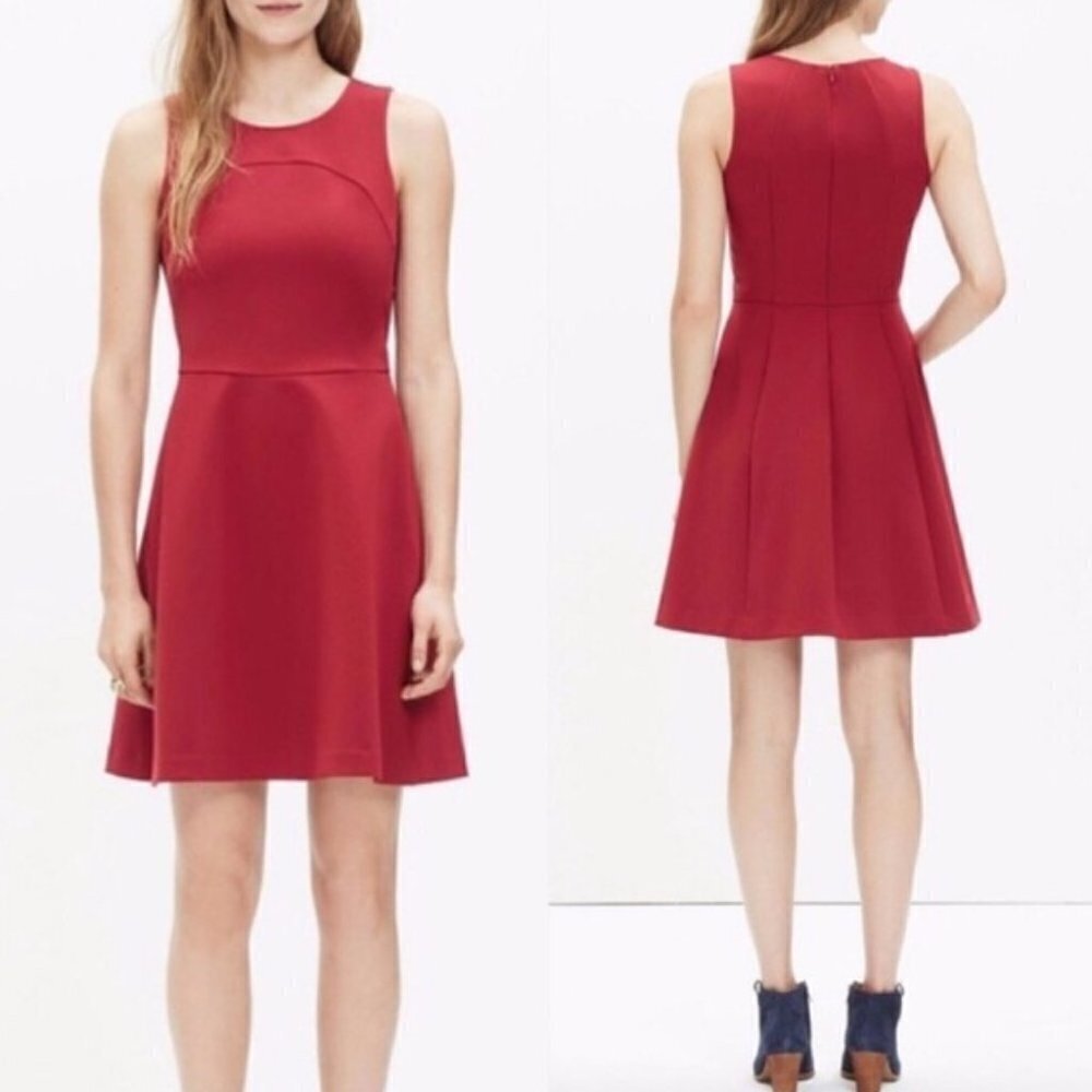 Madewell Adore Scarlet Sleeveless Dress